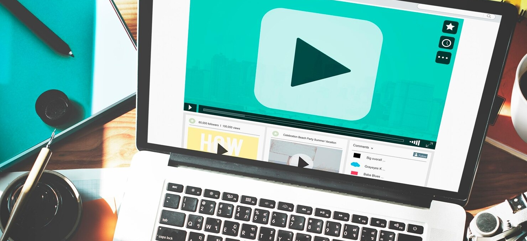 Short-form video marketing strategy illustration showing Instagram Reels and YouTube Shorts on mobile devices with engagement metrics and content ideas